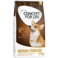 12kg Medium Sterilised Concept for Life - Croquettes pour chien