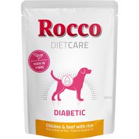 Rocco Diet Care Diabetic Kyckling och nötkött med ris portionspåse 300 g - Ekonomipack: 12 x 300 g