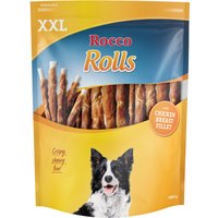 Rocco Rolls Pack XXL Bâtonnets à mâcher filet de poulet 1kg - Friandises pour chien