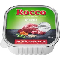 Rocco Menu Trays Saver Pack 27 x 300g - Beef, Vegetables & Rice