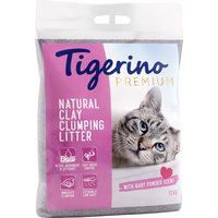 2 x 12 kg Tigerino Premium Katzenstreu zum Sonderpreis! - Babypuderduft 2 x 12 kg Tigerino Premium Katzenstreu zum Sonderpreis! - Babypuderduft