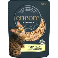Encore 16 x 70 g sachets pour chat - filet de thon, blanchaille