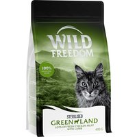 Wild Freedom Adult Green Lands Sterilised, agneau pour chat - sans céréales - 400 g