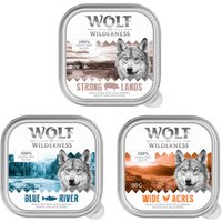Wolf of Wilderness Adult - Single Protein 6 x 150 g portionsform - Mixpack: Chicken, Fish, Pork