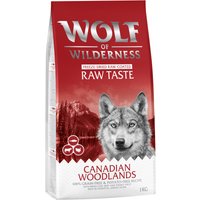 1kg "Canadian Woodlands" bœuf, cabillaud & dinde Wolf of Wilderness Croquettes pour chien