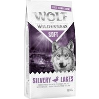 12kg Soft Silvery Lakes poulet, canard Wolf of Wilderness - Croquettes pour chien