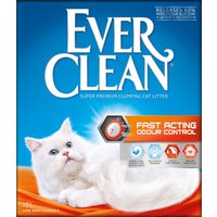 lot économique : 2x10l Ever Clean® Fast Acting Odour Control litière agglomérante pour chat