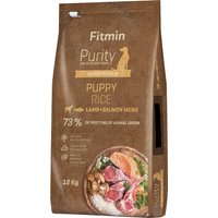 Fitmin Dog Purity Rice Puppy med lamm & lax - 12 kg