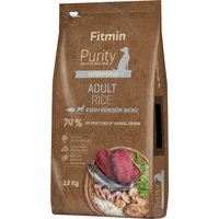 Fitmin Dog Purity Rice Adult med fisk & hjort - 12 kg