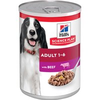 6x370g Adult 1-6 boeuf Hill's Science Plan - Pâtée pour chien
