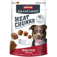 animonda Gran Carno Meat Chunks Medium / Maxi Snack per cani - 80 g Manzo puro
