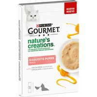 5x10g Friandises Gourmet Nature's Creations saumon, carottes - Friandises pour chat