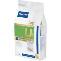3kg Virbac Veterinary HPM U3 Urology Urinary WIB - Croquettes pour chat