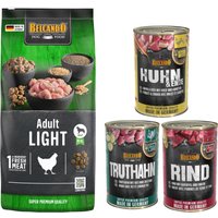Lot mixte Belcando 15 kg / 12,5 kg + 6 x 400 g pour chien - Adult Light (12,5 kg)