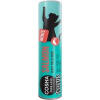 105g Cosma Snackies Minis Friandises lyophilisées 5 x saumon - Friandises pour chat