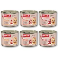 6x200g Single Protein Adult lot mixte Animonda Carny - Pâtée pour chat