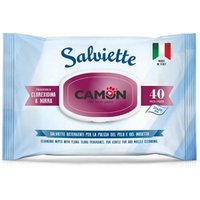 Camon lingettes humides soin du pelage chien & chat 40 pcs myrrhe & chlorhexidine chien