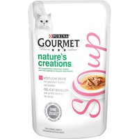32x40g Mégapack Gourmet Soup thon, anchois - Pâtée pour chat