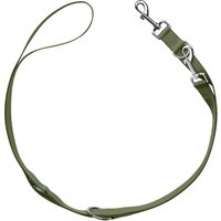 Laisse réglable HUNTER London, vert olive pour chien - L 200 x 1,5 cm