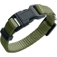 Collier HUNTER London, vert olive pour chien - Vario Basic taille S : tour de cou 24-36 cm, l 1 cm