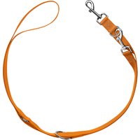 Lot HUNTER London : collier + laisse, orange pour chien - Vario Basic taille M + laisse 200 x 1 cm