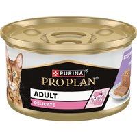 PURINA PRO PLAN Cat Delicate - 24 x 85 g Kalkon