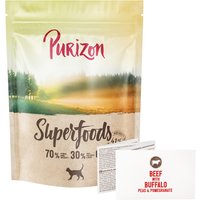 Purizon Superfoods Tasty Beef with Buffalo, Peas & Pomegranate - 400 g
