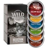 Wild Freedom Adult em terrinas - Pack de degustação misto - 6 x 85 g
