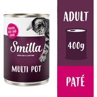 Smilla Mixed Meat Pot 6 x 400 g - Höns, nötkött & vilt