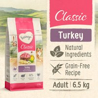 13kg (2x6.5kg) Feringa Adult Classic Dinde croquettes pour chat