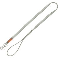 Laisse en cuir Trixie BE NORDIC gris clair pour chien - taille M-L : L 100 x l 2 cm