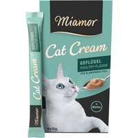 6x15g Miamor Cat Cream Geflügel-Cream Katzensnack