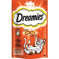 Dreamies Cat Treats 60 g - Blandpack: Kött & Fisk (6 x 60 g)