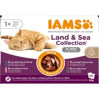 IAMS Advanced Nutrition Adult Land & Sea Mix - I gelé 12 x 85 g