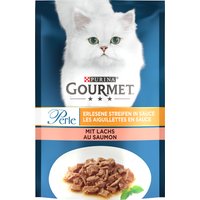 26x85g Gourmet Perle Les aiguillettes de saumon - Pâtée pour chat