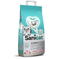 Litière Sanicat White Rose pour chat - 2 x 8 L