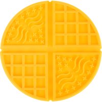 Tapis à lécher Waffle pour chien et chat - 19,5 cm de diamètre x H 1 cm
