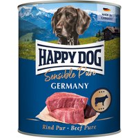 Happy Dog Sensible Pure 12 x 800 g Alimento umido per cani - Germania (manzo)