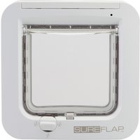 Chatière SureFlap blanche, à puce électronique pour chat
