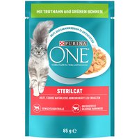 PURINA ONE SterilCat - 26 x 85 g Kalkon & gröna bönor