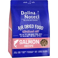 1kg Dolina Noteci Superfood sterilised Feline saumon nourriture pour chat sec