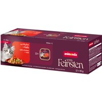 12 x 85 g Animonda Vom Feinsten Kitten en sauce poulet et veau nourriture humide pour chat