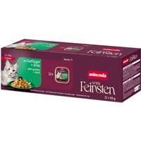 12 x 85 g Animonda Vom Feinsten Senior en sauce Volaille et Canard nourriture pour chat humide