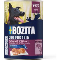 6x400g Bozita Dog Pate dinde avec sanglier- Nourriture humide pour chiens