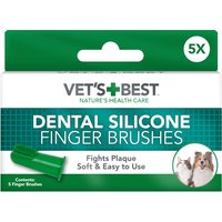 5 doigtiers pour les dents Vet's Best® pour chien et chat