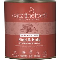 catz finefood 6 x 800 g - Nötkött & kalv
