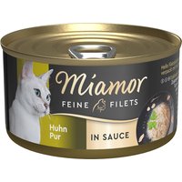 24x85g Filets fins en sauce pur poulet Miamor - Pâtée pour chat