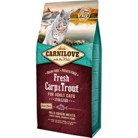 Carnilove Fresh Adult Sterilised carpe, truite pour chat - 2 x 6 kg