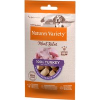 Nature's Variety Freeze Dried Meat Bites köttbitar för hundar - Kalkon 20 x 20 g