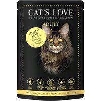 Cat's Love 12 x 85 g pour chat - pur poulet
